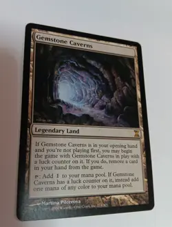 1x MTG Gemstone Caverns (274/301) Time Spiral LP Commander Modern Legacy - Image 1