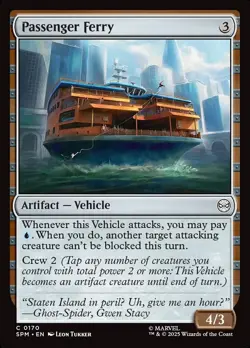 MTG Spider-Man *FOIL* C Passenger Ferry #0170 - Image 1