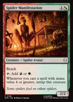 MTG Spider-Man *FOIL* C Spider Manifestation #0148 - Image 1