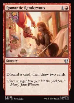 MTG Spider-Man *FOIL* C Romantic Rendezvous #0086 - Image 1