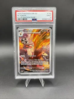 Pokemon Tcg PSA 9 Blaziken 192/182 Sv10: Destined Rivals Holo - Image 1