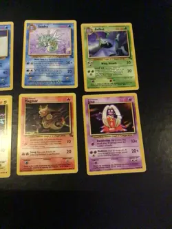 Lot Of 8 Less Common Vintage Non-Holo Pokemon Cards - Includes Jynx - NICE! - Image 2