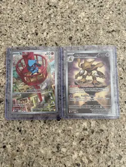 Pokemon Alakazam 009 & Riolu 010 Mega Evolutions - Black Star Promos, Set Of 2 - Image 1