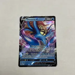 Omastar V 035/195 Pokemon Swsh12: Silver Tempest Ultra Rare Holo - Image 1