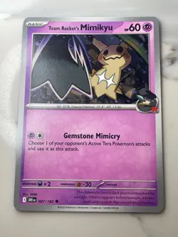 Team Rocket's Mimikyu [NM] - Pokemon TCG Destined Rivals 087/182 [Uncommon] - Image 1