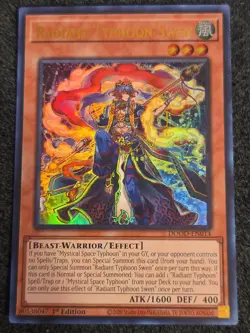 Yugioh! Radiant Typhoon Swen DOOD-EN014 Ultra Rare 1st Edition NM - Image 1