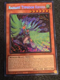 Yugioh Doom of Dimensions - Radiant Typhoon Krosea - Secret Rare - DOOD-EN015 - Image 1