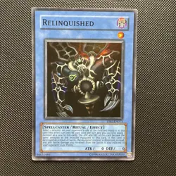 Relinquished DB1-EN015 Dark Beginning 1 Unlimited LP Super Rare Yugioh - Image 1