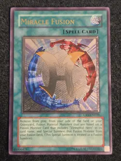 YuGiOh MIRACLE FUSION CRV-EN039 Ultimate Rare Unlimited VLP - Image 1