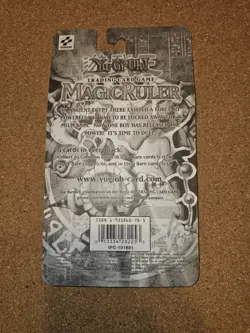 Yugioh Magic Ruler 9 Card Trading Card Game Pack 1996 Sealed - Image 2
