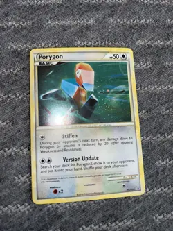 Pokemon Card Porygon HGSS22 Exc Black Star Promo Holo Rare Nintendo 2010 - Image 1