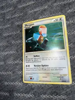 Pokemon Card Porygon HGSS22 Exc Black Star Promo Holo Rare Nintendo 2010 - Image 2
