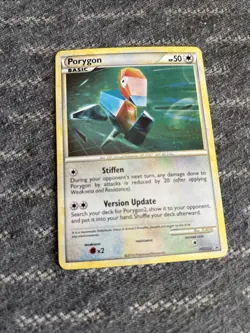 Pokemon Card Porygon HGSS22 Exc Black Star Promo Holo Rare Nintendo 2010 - Image 4