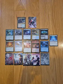 Final Fantasy MTG LOT of 20 RARES, BORDERLESS, 1x Mythic Rare And Art Card New - Image 1