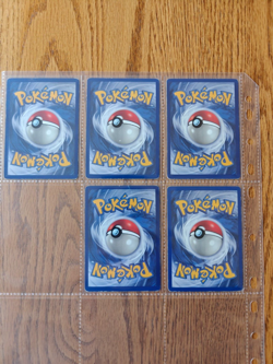 Base Set Shadowless Pokemon Card Lot Of 5 - Image 2