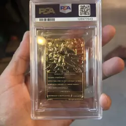 1999 Pokemon Burger King 23 K Gold Plated Charizard Card PSA 7 - Image 4