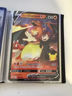 Pokemon 25th Anniversary Jumbo Card Binder and 22 Jumbo Cards - Image 2