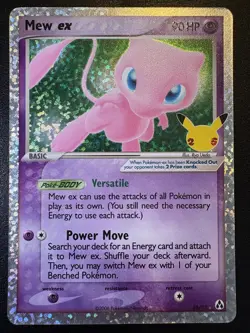 Pokemon TCG Mew EX Holo Rare Card #88/92 Celebrations Classic Collection NM - Image 1