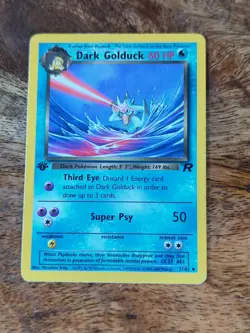 1st Edition Dark Golduck 37/82 - Team Rocket - Pokemon Card - LP/Near Mint (NM) - Image 1