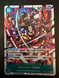 Kouzuki Oden OP02-030 SR Super Rare | One Piece Card Game | Paramount War - Image 1