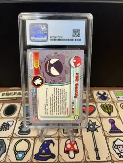 CGC 9 Gastly #92 SILVER FOIL Topps Series 2 Pokemon Card 277 - Image 2