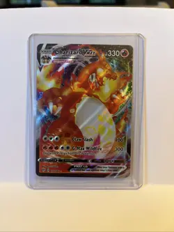 Pokemon TCG Charizard VMAX Darkness Ablaze Holo Ultra Rare Card 020/189 NM - Image 1