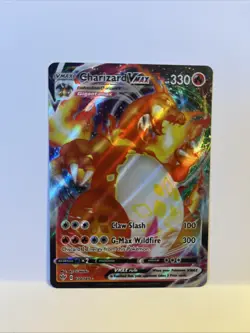 Pokemon TCG Charizard VMAX Darkness Ablaze Holo Ultra Rare Card 020/189 NM - Image 4
