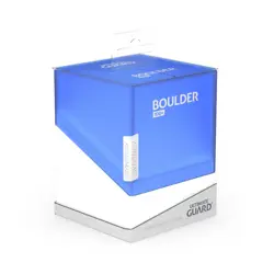 Ultimate Guard Boulder Synergy 100+ Blue White Standard Size Deck Case Card Box - Image 1