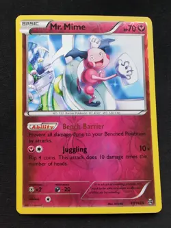 Mr. Mime 97/162 - Pokemon Breakthrough Rare Card - Image 1