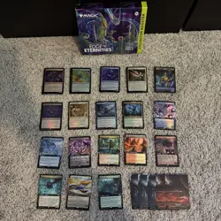 77x Edge of Eternities Collector Card Lot- Mtg EoE Foil Extended Rare Omega Pack - Image 1