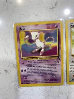 Lot of 3 Pokemon Cards Rare Electabuzz 20/102 - Kangaskhan 26/130 - Promo Mew 8 - Image 2