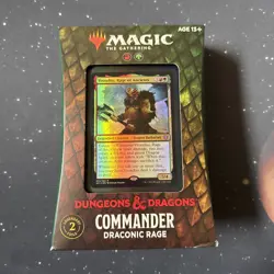 Adventures in the Forgotten Realms Commander Deck: Draconic Rage MTG Sealed - Image 1