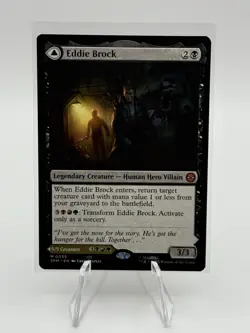MTG Eddie Brock / Venom Lethal Protector 0055 SPM NM Spiderman Magic Gathering - Image 1