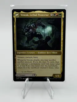 MTG Eddie Brock / Venom Lethal Protector 0055 SPM NM Spiderman Magic Gathering - Image 2