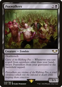 MTG Magic the Gathering Poxwalkers (49/657) Warhammer 40,000 NM - Image 1