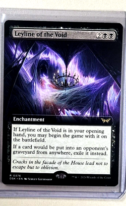 2024 MTG Magic the Gathering Duskmourn House of Horrors #376 Leyline of the Void - Image 1