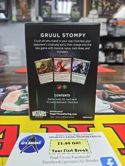 Magic The Gathering TCG Gruul Stompy Green Challenger Deck Factory Sealed - Image 2