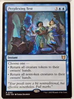 Perplexing Test - Commander: Wilds of Eldraine - Magic the Gathering MTG Nice! - Image 1
