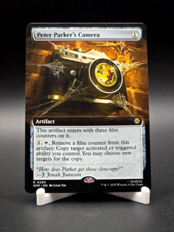 Peter Parker's Camera Magic The Gathering Spider-Man Rare Rare #280 NM+ Ext Art - Image 1