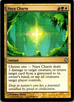 Naya Charm Magic The Gathering Commander 2013 Light Play - Image 1