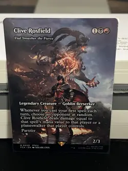 MTG Clive Rosfield - Vial Smasher the Fierce (Showcase) Nonfoil NM - Image 1