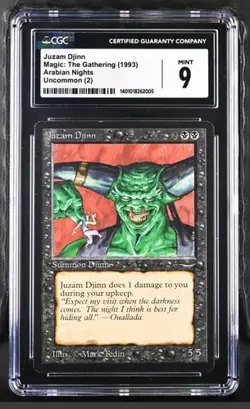 Juzam Djinn - Arabian Nights - 9.0 CGC MINT - MTG - Magic The Gathering - Image 1