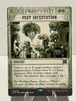 Pest Infestation 30 R Outlaws of Thunder Junction: Breaking News NM MTG - Image 1