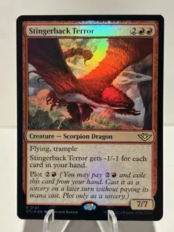 Stingerback Terror 147 R Outlaws of Thunder Junction FOIL NM MTG - Image 1