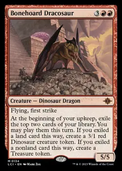 [1x] Bonehoard Dracosaur Near Mint, English The Lost Caverns of Ixalan MTG Magic - Image 1