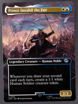 (x4) Prince Imrahil the Fair 0431 Borderless Uncommon Non Foil LOTR MTG - Image 1