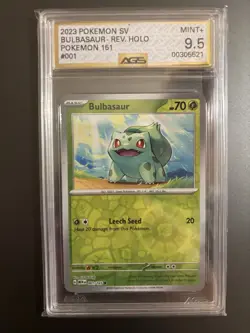 CGS - AGS Graded Pokemon Cards Set : Suicune, Bulbasaur, Wooper. - Image 4