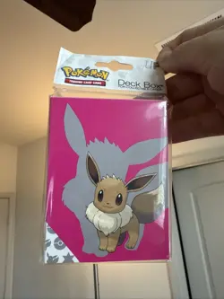 Pokemon EEVEE exclusive LIMITED EDITION Deck Box Ultra Pro PINK New Sealed, - Image 1