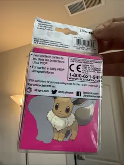 Pokemon EEVEE exclusive LIMITED EDITION Deck Box Ultra Pro PINK New Sealed, - Image 3