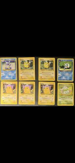 VINTAGE Pokemon Card Lot WOTC Base Set, Fossil, Jungle, Gym Heroes, Etc. MP-LP - Image 2